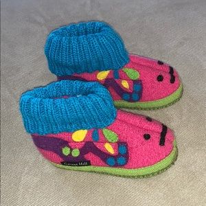 Garnet Hill wool slippers